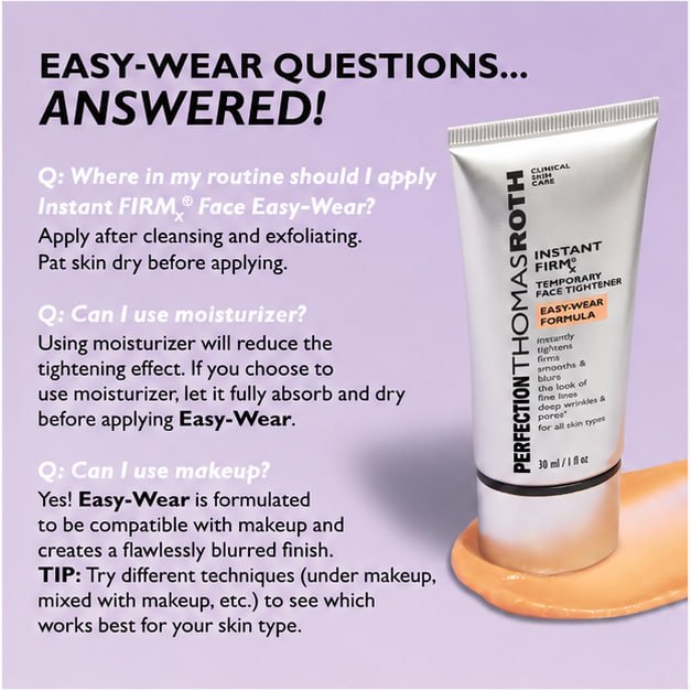 Instant Firming Temporary Face Tightener Easy-Wear Formula