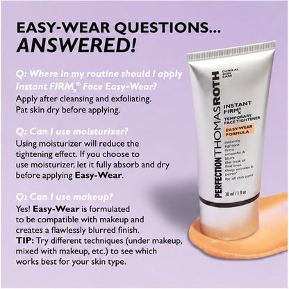 Instant Firming Temporary Face Tightener Easy-Wear Formula