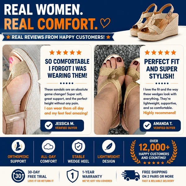 KATIX™ Orthopedic Wedge Sandals