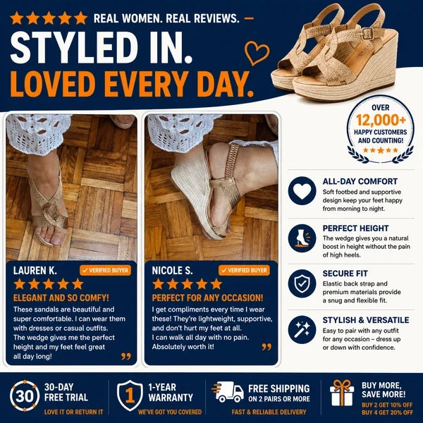 KATIX™ Orthopedic Wedge Sandals